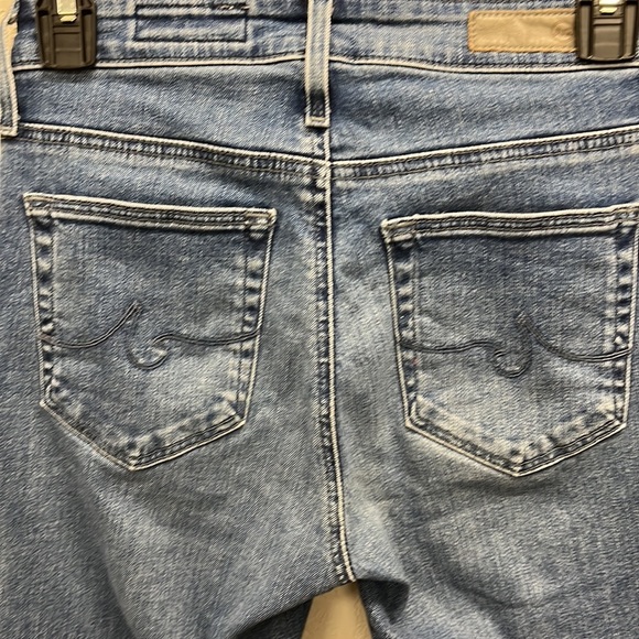 AG Anthropologie Stevie High Rise Skinny Ankle Jeans 25 - Picture 11 of 14